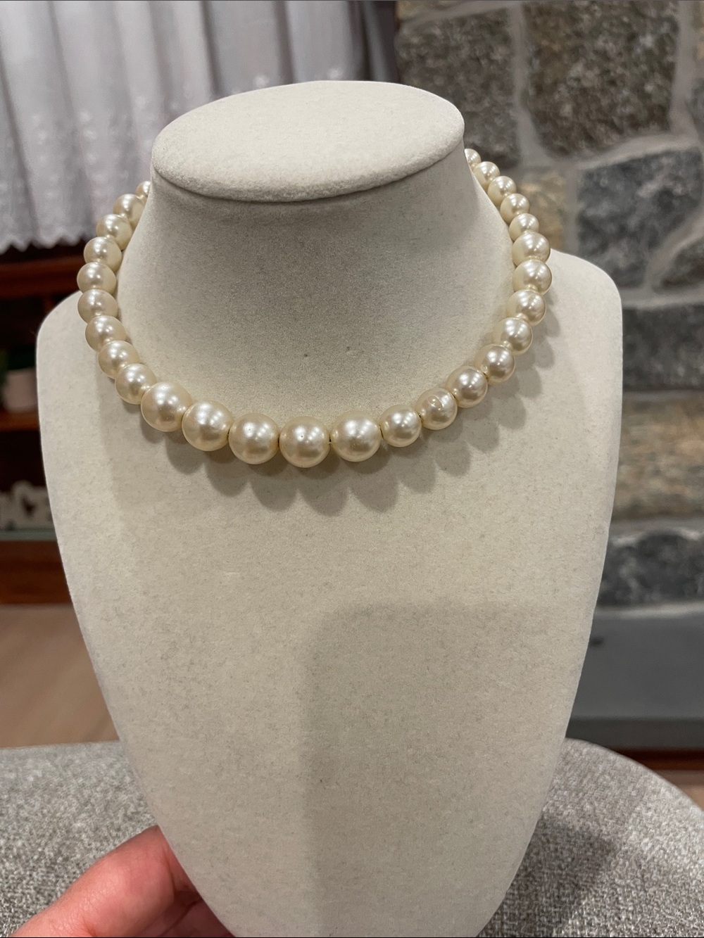 Classic Cream Pearl Necklace - Elegant Women’s Jewelry